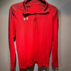 UA Red Quarter-Zip Base Layer - Heatgear Loose